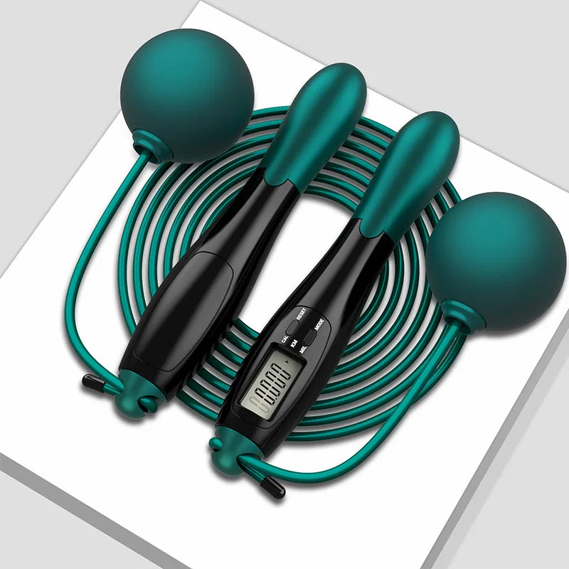 Smart Calorie-Counting Jump Rope — Cordless & Adjustable